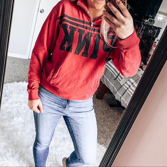 PINK Victoria's Secret Tops - PINK VS quarter zip pullover
